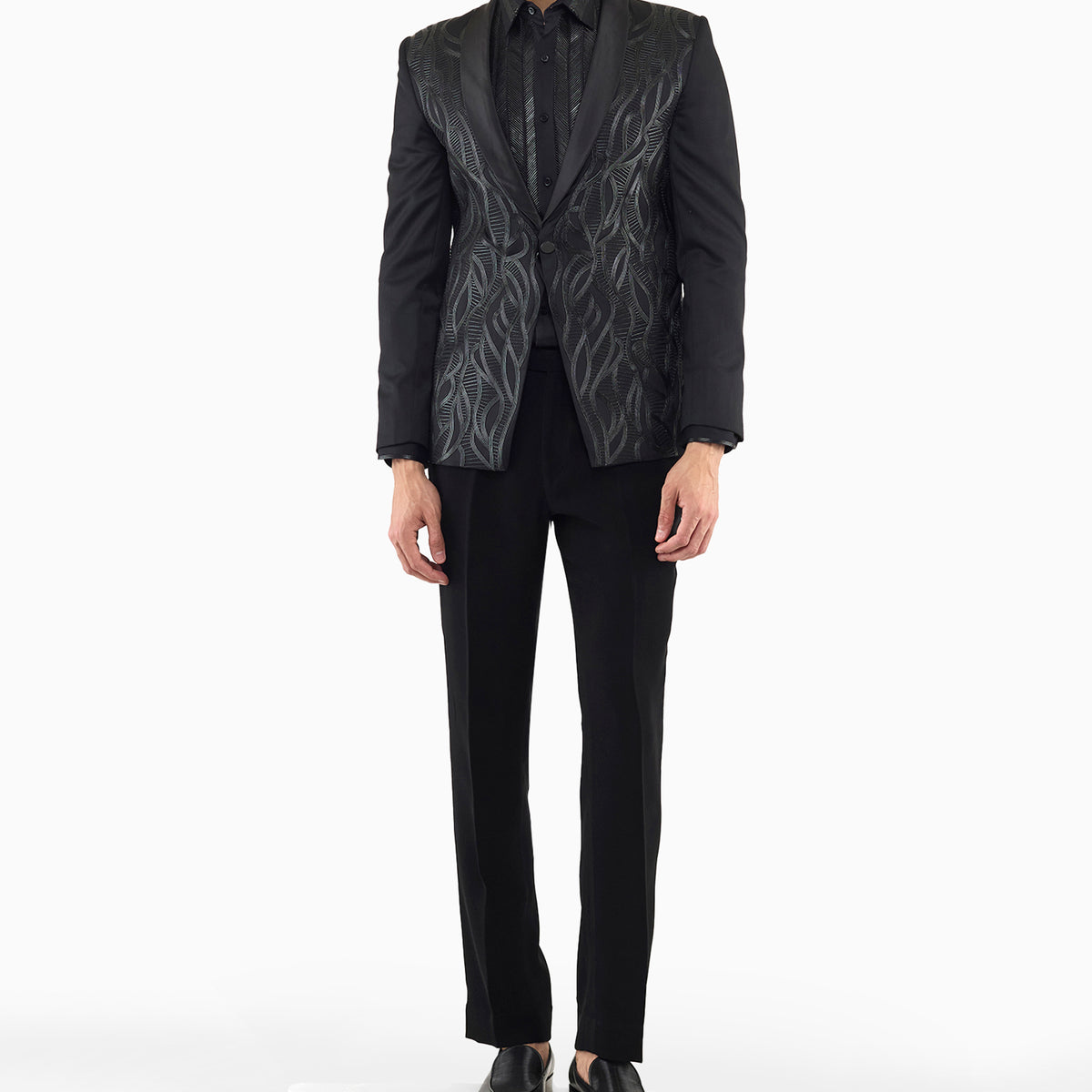 METALLIC CORD ALIEN LACE TUXEDO – Rimzim Dadu